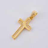 Dije Cruz Luz Divina 1.55 g / 2.5 cm Oro Amarillo 18K