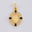 Dije Medalla Virgen Milagrosa 2.55 g / 2.8 cm Oro Amarillo 18K
