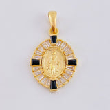 Dije Medalla Virgen Milagrosa 2.55 g / 2.8 cm Oro Amarillo 18K