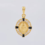 Dije Medalla Virgen Milagrosa 2.55 g / 2.8 cm Oro Amarillo 18K