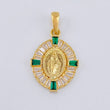 Dije Medalla Virgen Milagrosa 2.55 g / 2.8 cm Oro Amarillo 18K