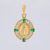 Dije Medalla Virgen Milagrosa 2.55 g / 2.8 cm Oro Amarillo 18K