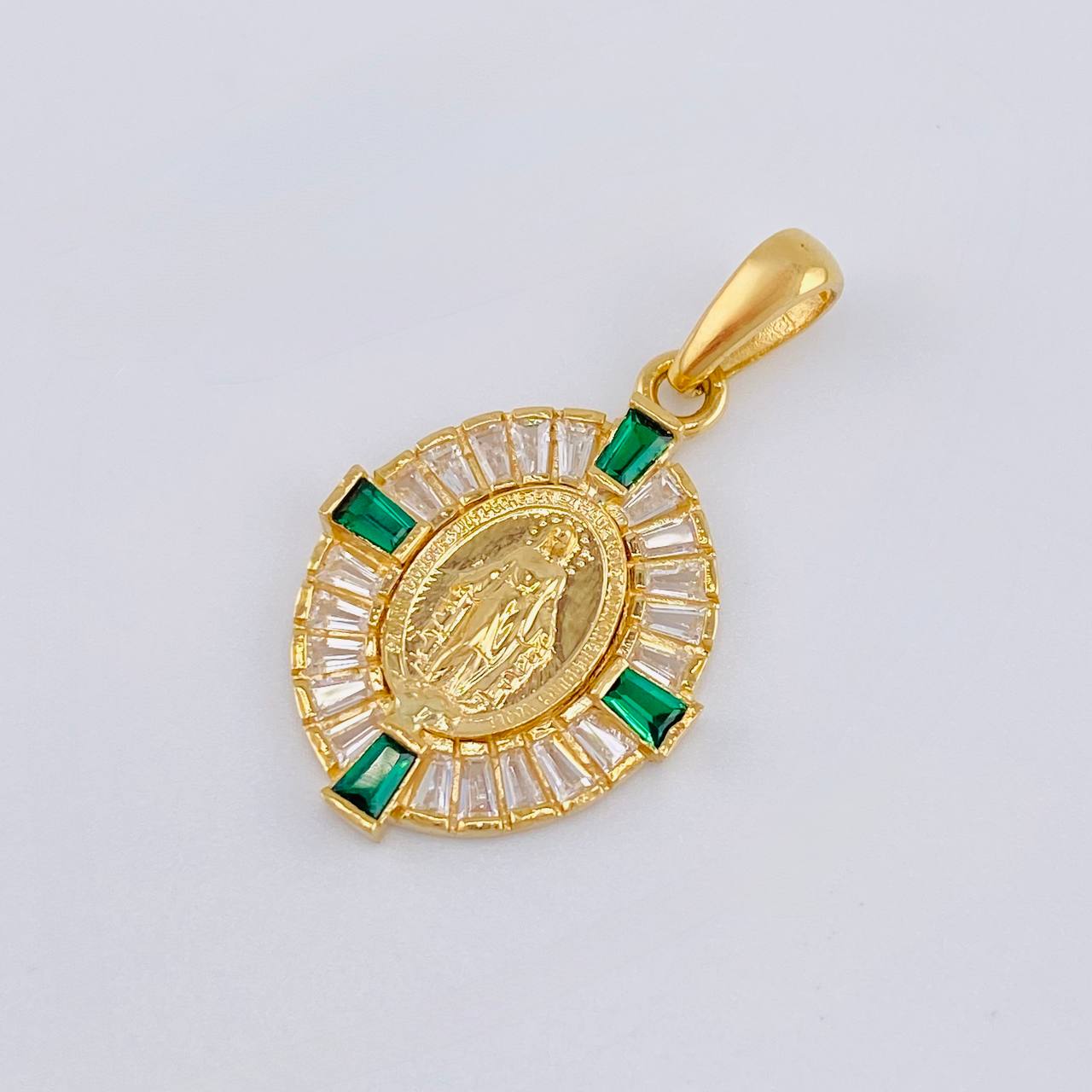 Dije Medalla Virgen Milagrosa 2.55 g / 2.8 cm Oro Amarillo 18K