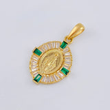 Dije Medalla Virgen Milagrosa 2.55 g / 2.8 cm Oro Amarillo 18K