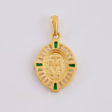 Dije Medalla Virgen Milagrosa 2.55 g / 2.8 cm Oro Amarillo 18K