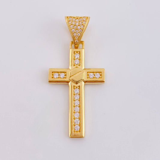 Dije Cruz Tornillo 4.25 g / 4 cm Oro Amarillo 18K