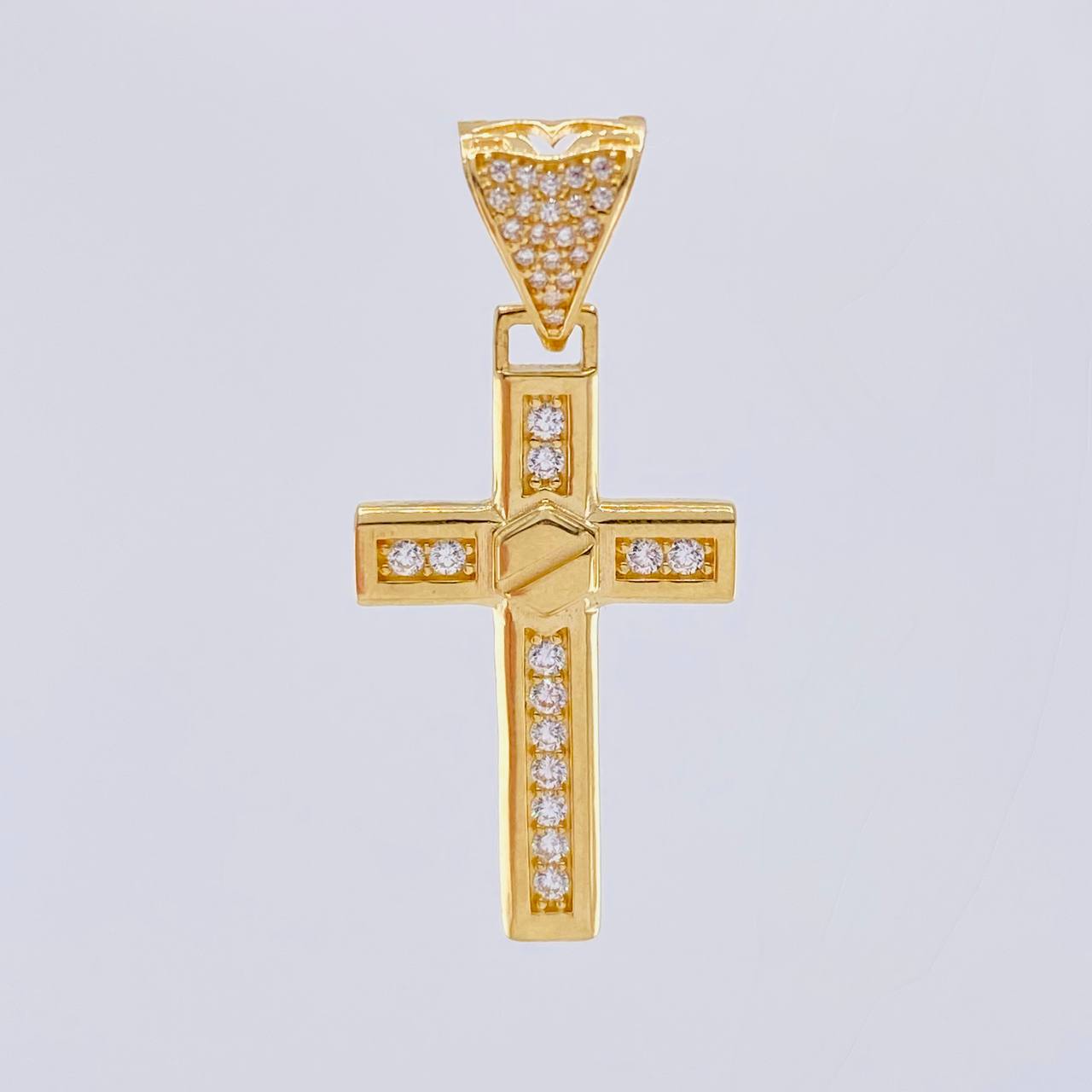 Dije Cruz Tornillo 4.25 g / 4 cm Oro Amarillo 18K