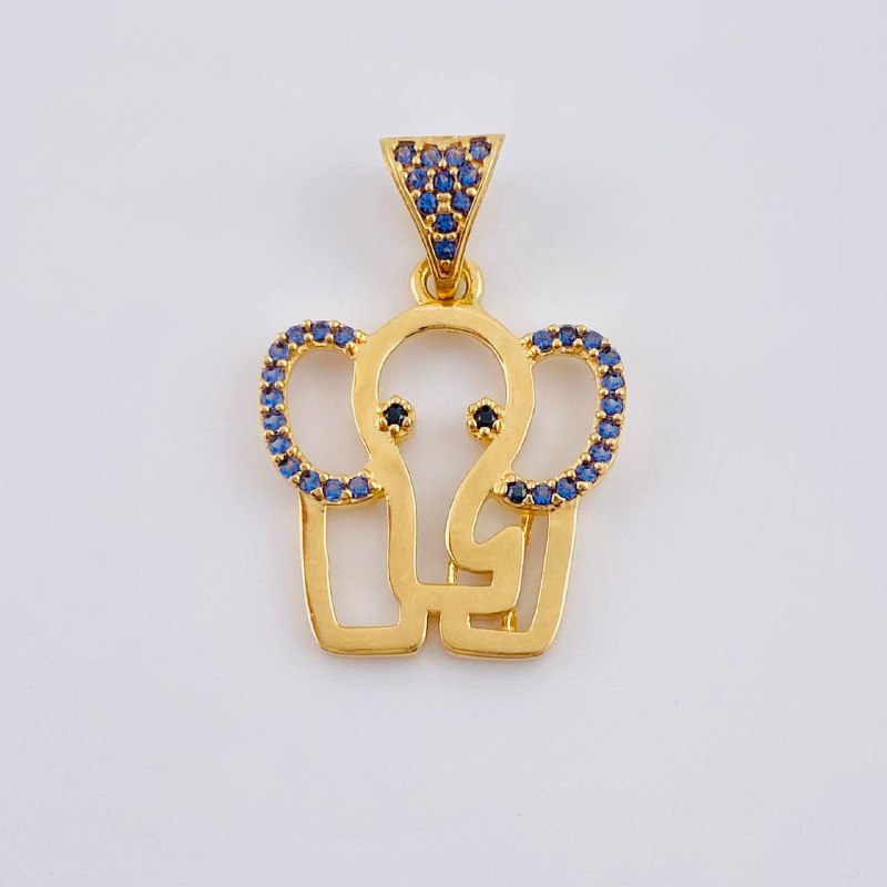 Dije Silueta Elefante 2.15 g / 2.5 cm Oro Amarillo 18K
