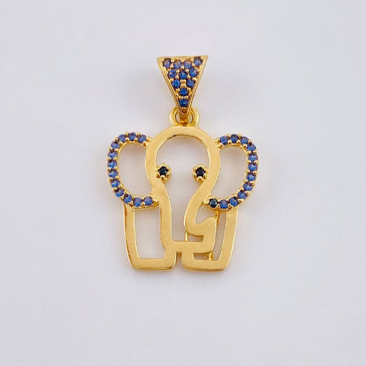 Dije Silueta Elefante 2.15 g / 2.5 cm Oro Amarillo 18K