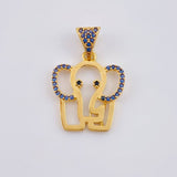 Dije Silueta Elefante 2.15 g / 2.5 cm Oro Amarillo 18K