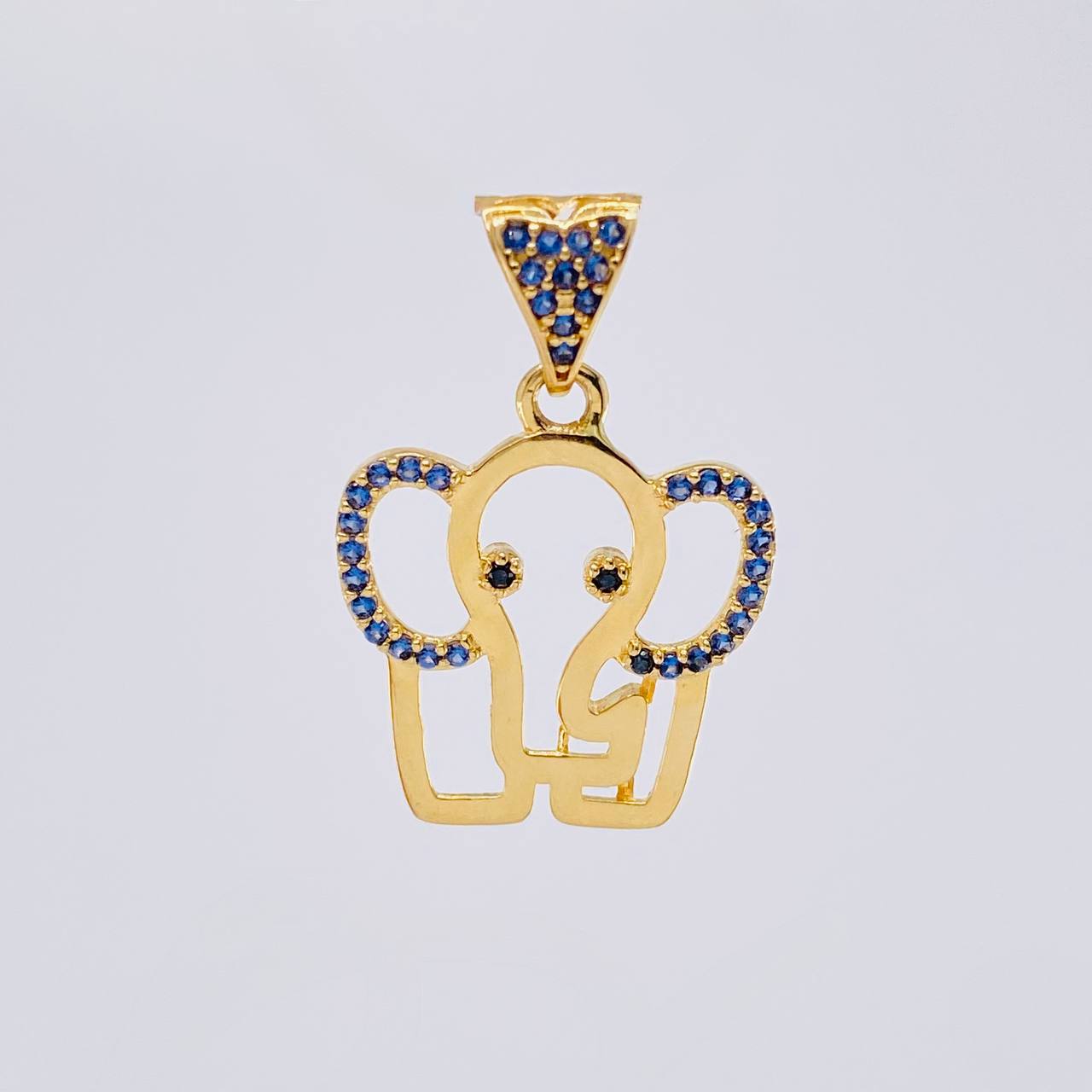 Dije Silueta Elefante 2.15 g / 2.5 cm Oro Amarillo 18K