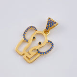 Dije Silueta Elefante 2.15 g / 2.5 cm Oro Amarillo 18K