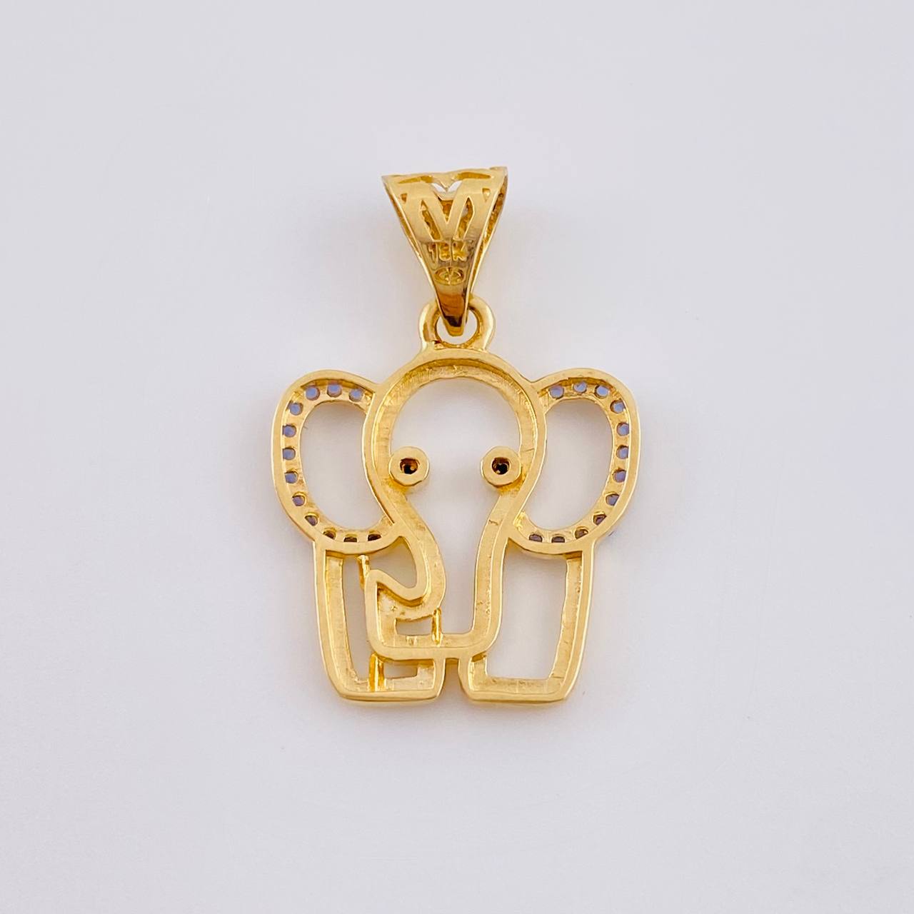 Dije Silueta Elefante 2.15 g / 2.5 cm Oro Amarillo 18K