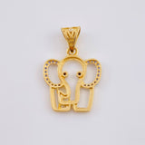Dije Silueta Elefante 2.15 g / 2.5 cm Oro Amarillo 18K
