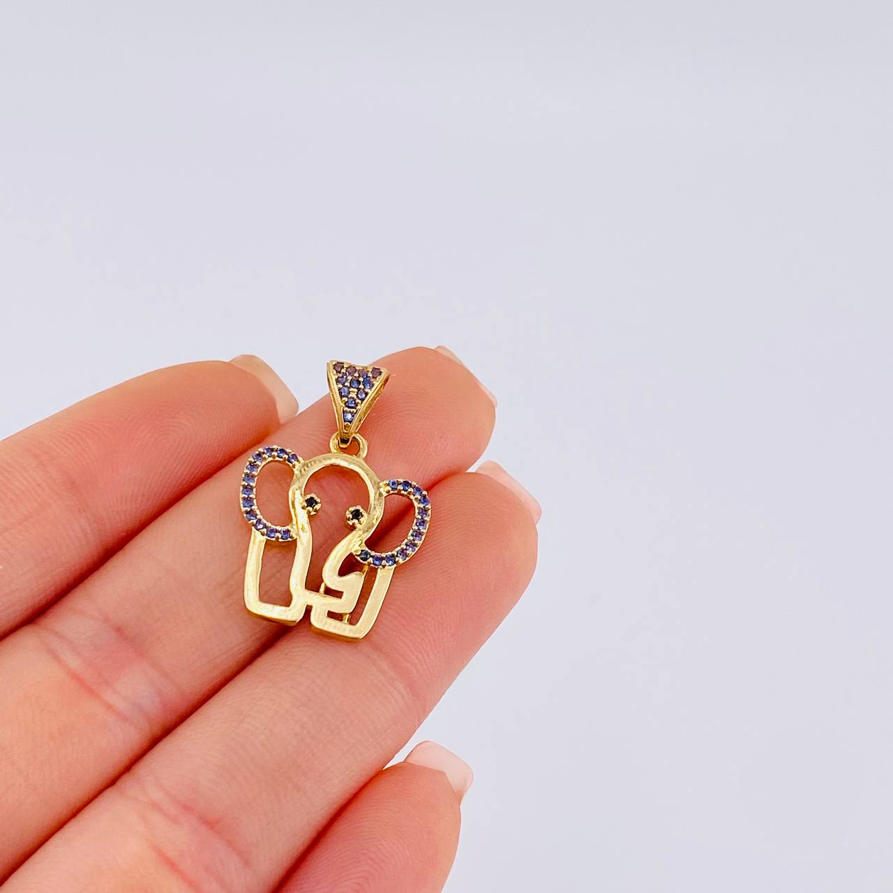 Dije Silueta Elefante 2.15 g / 2.5 cm Oro Amarillo 18K