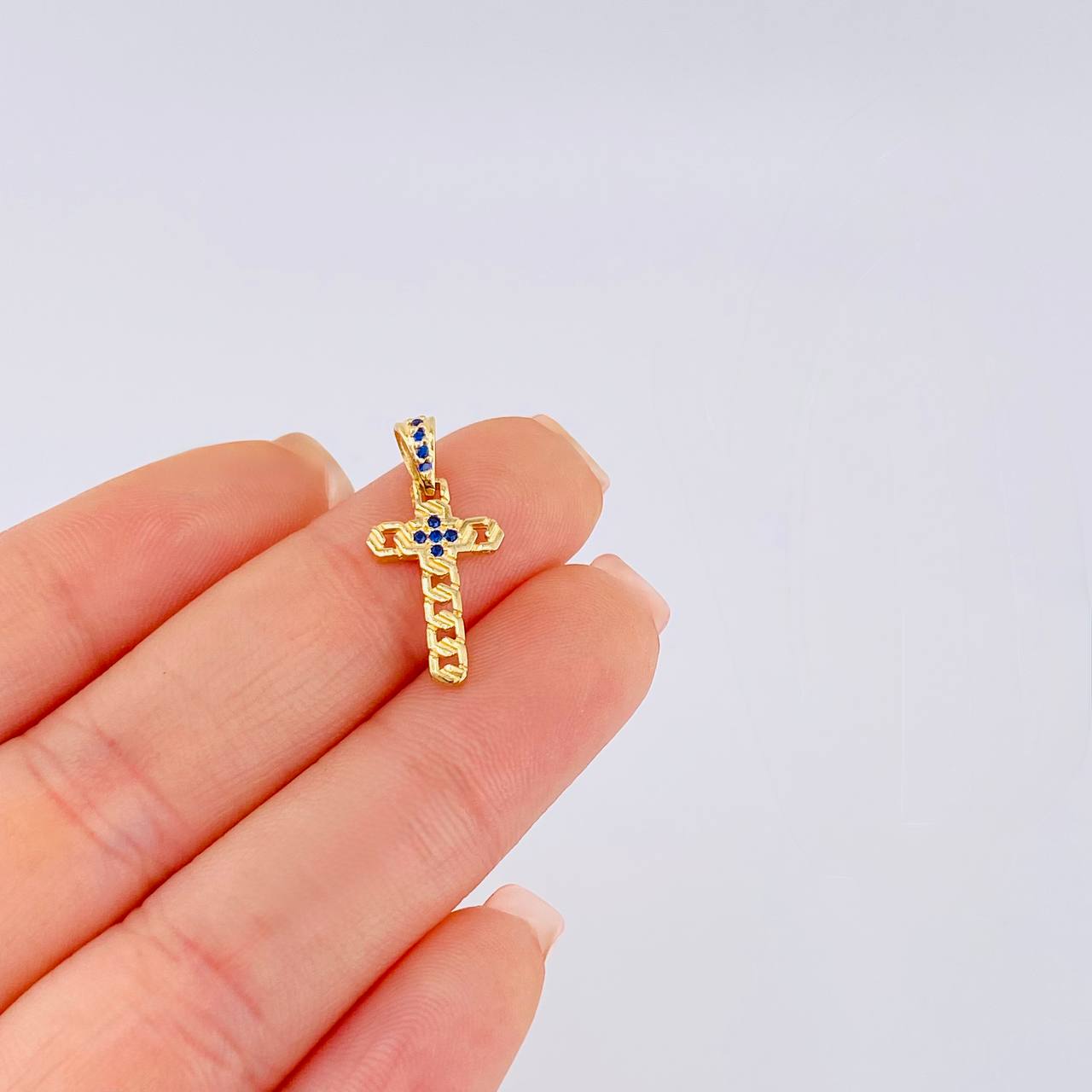 Dije Cruz Panzer 1.05 g / 2 cm Oro Amarillo 18K