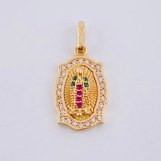 Dije Virgen Guadalupe 2.3 g / 2.3 cm Oro Amarillo 18K