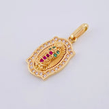 Dije Virgen Guadalupe 2.1 g / 2.3 cm Oro Amarillo 18K