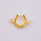 Herraje Herradura 0.8 g / 1.5 cm Oro Amarillo 18K