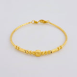 Pulso Bebé Cubicular Ensamblado Cilindrico 2.3 g / 12.5 cm / 3 mm Oro Amarillo 18K