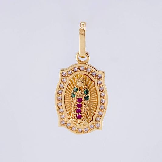 Dije Virgen Guadalupe 2.1 g / 2.3 cm Oro Amarillo 18K