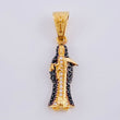 Dije Santa Muerte 2.6 g / 3 cm Oro Amarillo 18K
