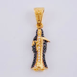 Dije Santa Muerte 2.6 g / 3 cm Oro Amarillo 18K