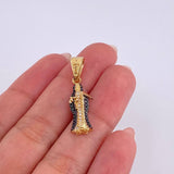Dije Santa Muerte 2.6 g / 3 cm Oro Amarillo 18K