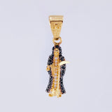 Dije Santa Muerte 2.6 g / 3 cm Oro Amarillo 18K