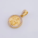 Dije Medalla San Miguel 1.65 g / 1.8 cm Oro Amarillo 18K