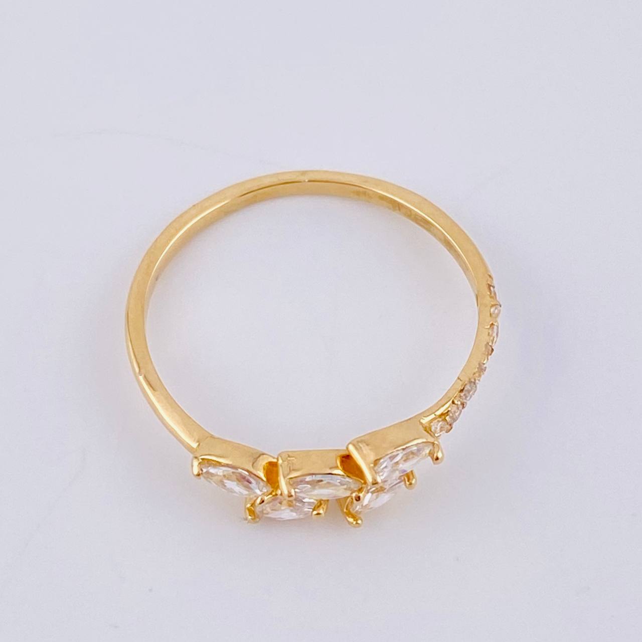 Anillo Rama De Laurel 1.6 g / T7 1/4 Oro Amarillo 18K