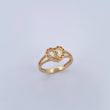 Anillo Corazon 15s 2.6gr / T7 / Oro Amarillo 18K &