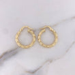 Candongas Majo 1.85gr / 2.1cm / Diamantada Oro Amarillo 18K &