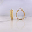 Candongas Winter 3.8gr / 2.9cm / Rayadas Oro Amarillo 18K &