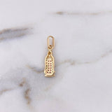 Dije Virgen Guadalupe 1.15gr / 2.9cm / Circones Verdes Fucsias Oro Amarillo 18K #