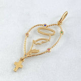 Dije Virgen María 1.45gr / 4cm / Oro 18K