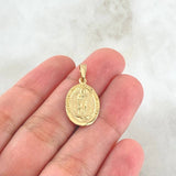 Dije Virgen de Guadalupe 1.4gr / 2.5cm / Oro 18K ©