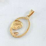 Dije Virgen María 1.4gr / 2.7cm / Oro 18K