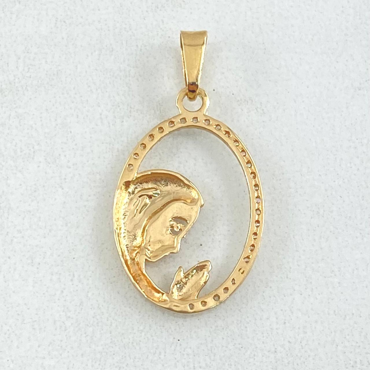 Dije Virgen María 1.2gr / 2.3cm / Oro 18K *