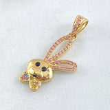 Dije Rostro Conejo 2.5gr / 3cm / Oro 18K