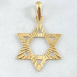 Dije Estrella de David 2gr / 3.5cm / Oro Amarillo 18K *