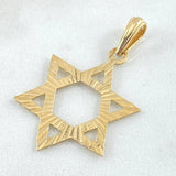Dije Estrella de David 2gr / 3.5cm / Oro Amarillo 18K *