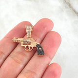 Dije Pistola 3.8gr / 2.7cm / Oro 18K