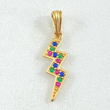 Dije Rayo 0.95gr / 2.5cm / Oro 18K