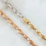 Cadena Rustica Espiral 24.45gr / 65cm / Oro 18K