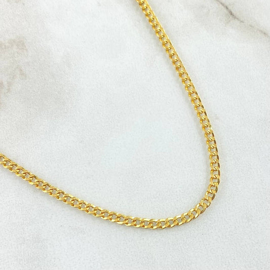 Cadena Cubana 4.4gr / 60cm / +0 Oro 18K ©