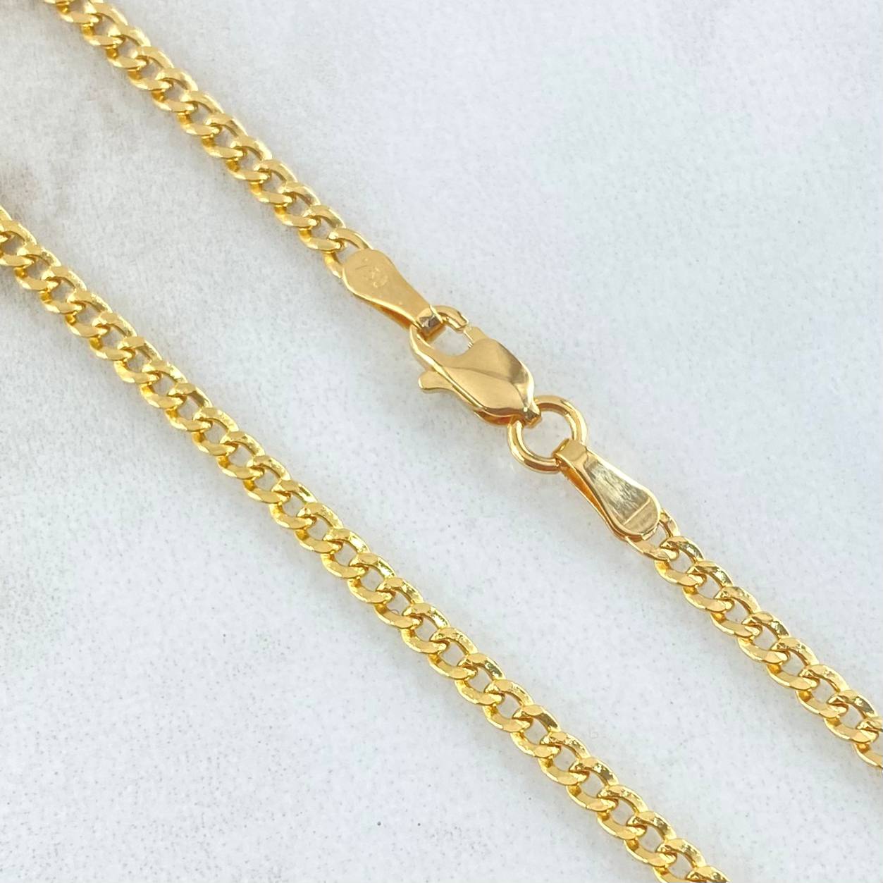 Cadena Cubana 4.15gr / 60cm / +0 Oro 18K ©