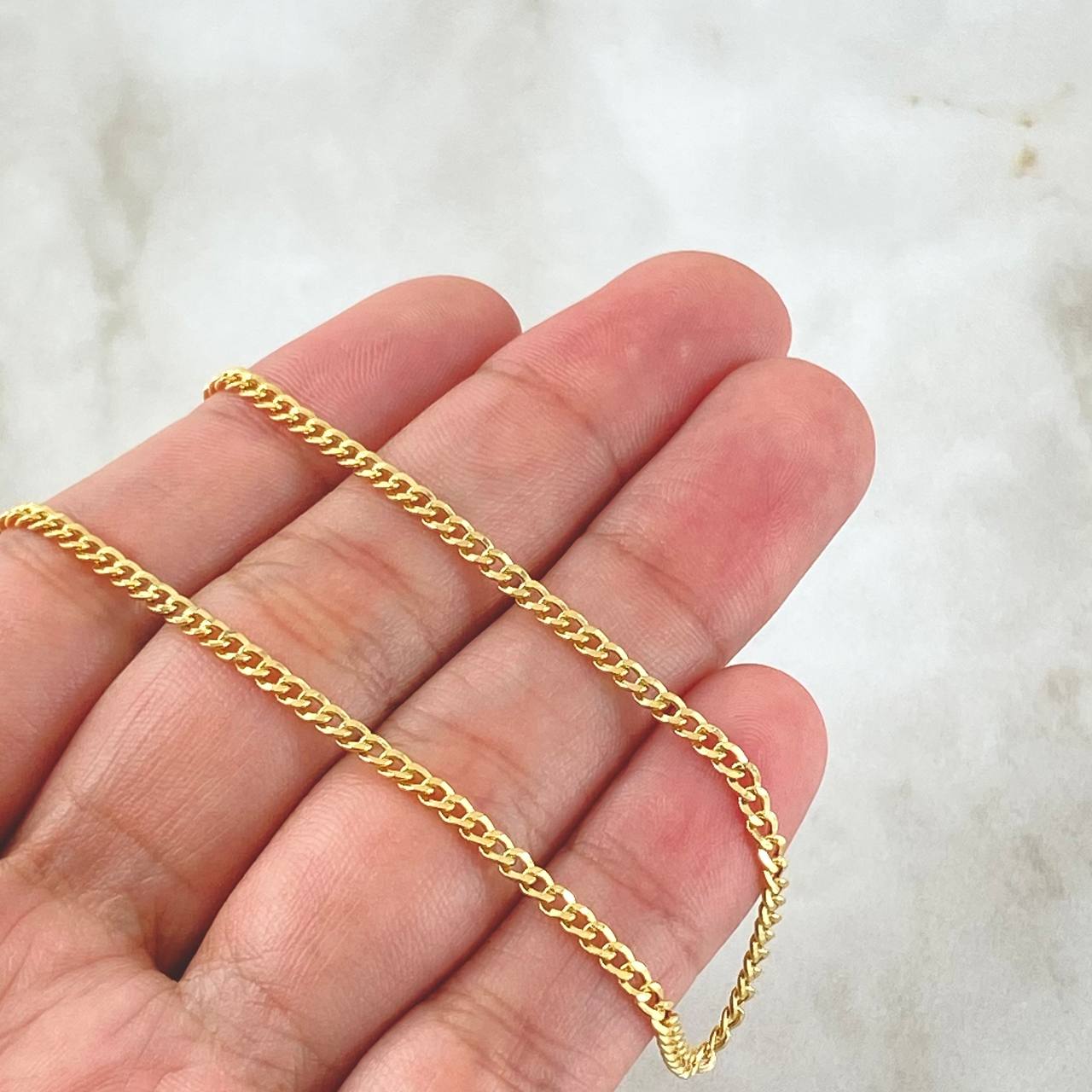Cadena Cubana 4.15gr / 60cm / +0 Oro 18K ©