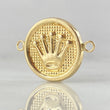 Herraje Corona 1.4gr / 2.2cm / Oro 18K ©