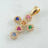 Dije Cruz Tupida 1.7gr / 2.4cm / Oro 18K ©